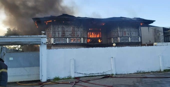 Woning aan de Kristalstraat afgebrand