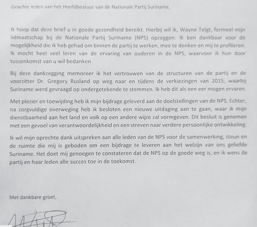 telgt brief