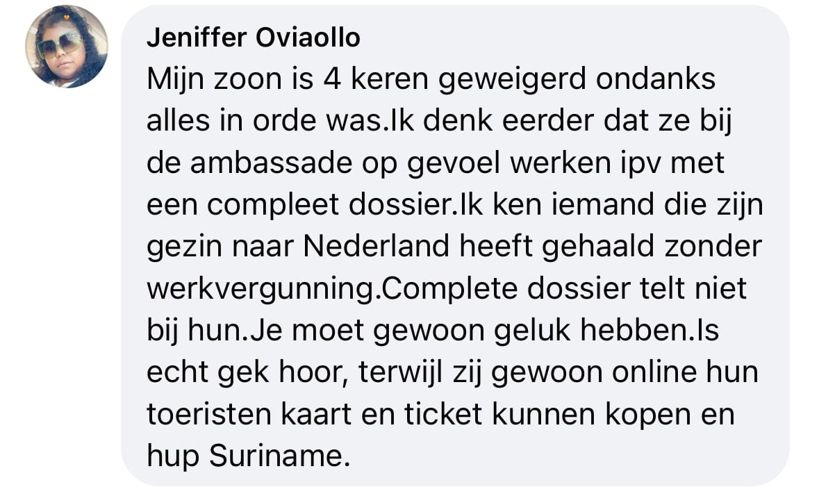 reactie fb