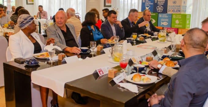 SDG CEO Breakfast brengt UN Suriname en Bedrijfsleven bijeen voor de gezamenlijke doelen