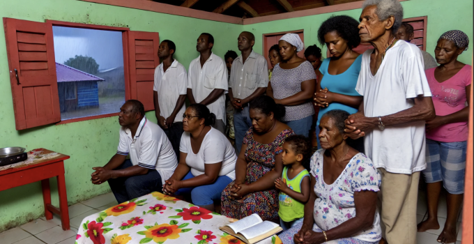 Surinamers moeten God om vergiffenis vragen; pas dan stoppen heftige onweersbuien