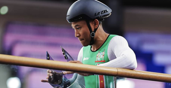 Baanwielrenner Jaïr Tjon En Fa uitgeschakeld tijdens Olympische Spelen