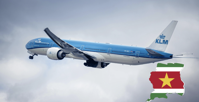 klm vliegtuig boeing suriname