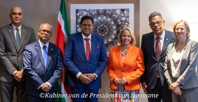 Productieve bilaterale ontmoeting tussen Suriname, Aruba en Sint Maarten