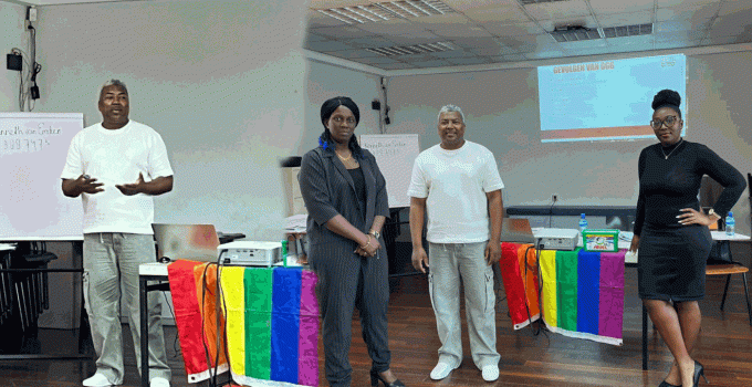 Personeel Trafficking in Persons getraind in LGBTQ+ gebeuren in Suriname