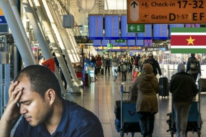 schiphol suriname stress vertraging