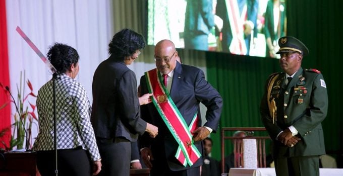 NDP-voorzitter Geerlings-Simons onderstreept eenheid en samenwerking op verjaardag oud-president Bouterse