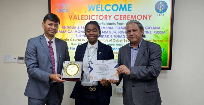 Emmanuella Sabajo vertegenwoordigt Suriname tijdens prestigieuze ITEC-cursus in India