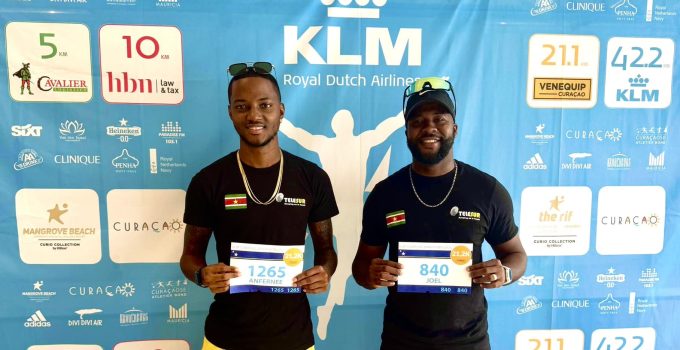 Anfernee Taitt en Joel Caper doen meer aan KLM Curaçao Marathon 2024