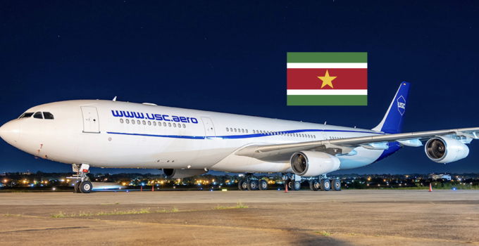 Surinam Airways zet ‘nieuwe’ Duitse Airbus in op route Amsterdam – Paramaribo