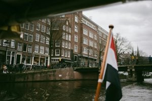 nederland amsterdam vlag grachten kanaal