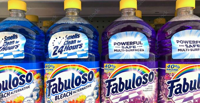 Fout in Fabuloso schoonmaakmiddelen leidt tot terugroepactie