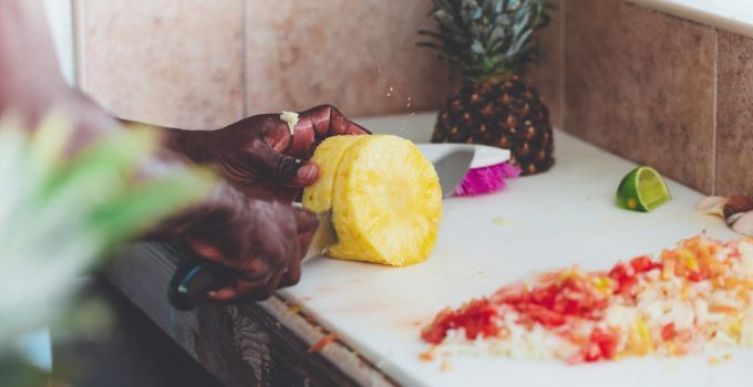 eten fruit koken ananas keuken