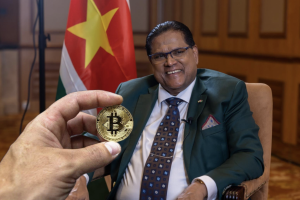 crypto bitcoin suriname chan santokhi