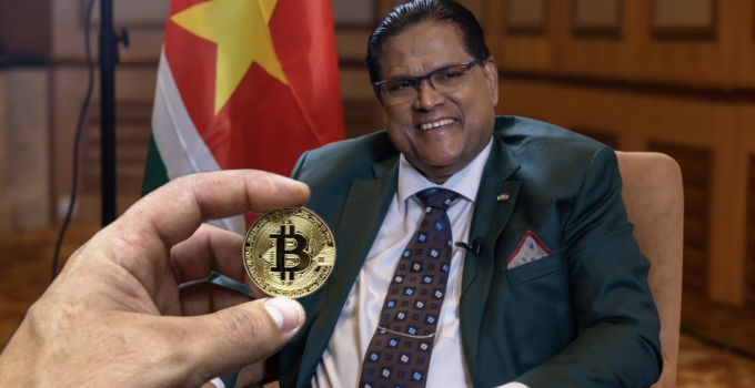 crypto bitcoin suriname chan santokhi